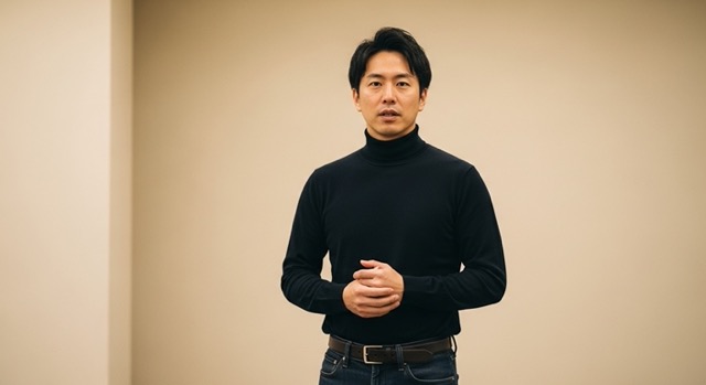 男性の立ち振る舞い