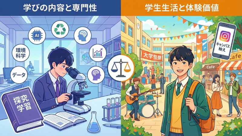 高校生が大学選びで重視すること