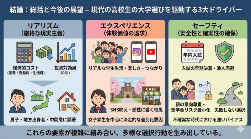 現代の高校生の大学選び