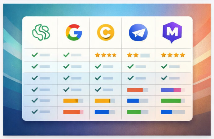 主要5大生成AIの比較